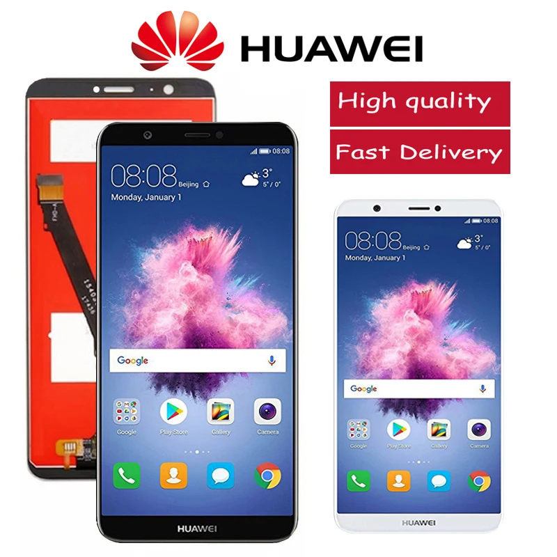 Оригинальный 5 65 ''IPS дисплей для Huawei P Smart FIG-LX1/FIG-L21 Полный ЖК-кодирующий