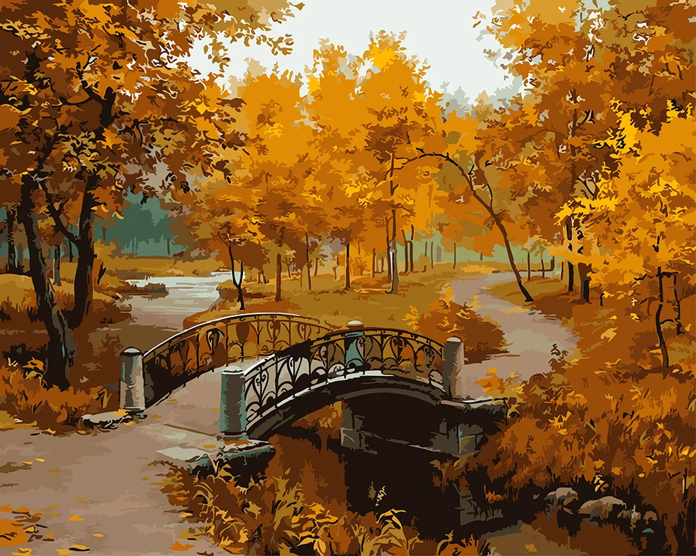 Hand made Pictures Oil Painting By Numbers DIY Digital Coloring By Numver on Canvas Maple Scenery Wall Art Home Decoration
Hand made Pictures Oil Painting By Numbers DIY Digital Coloring By Numver on Canvas Maple Scenery Wall Art Home Decoration