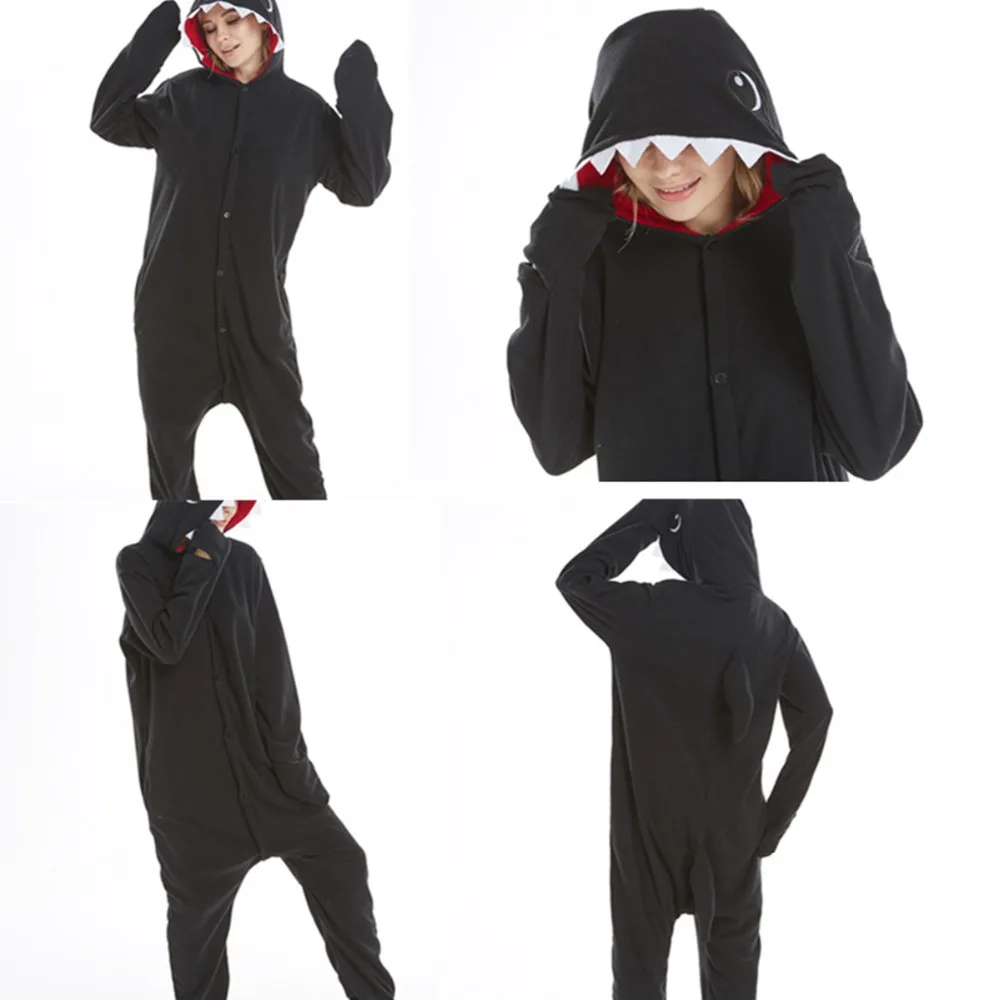 Shark Kigurumi Onesies Costumes Men and women Hooded animal cartoon pajamas blue shark home lovers long sleeve Cosplay costumes
Shark Kigurumi Onesies Costumes Men and women Hooded animal cartoon pajamas blue shark home lovers long sleeve Cosplay costumes