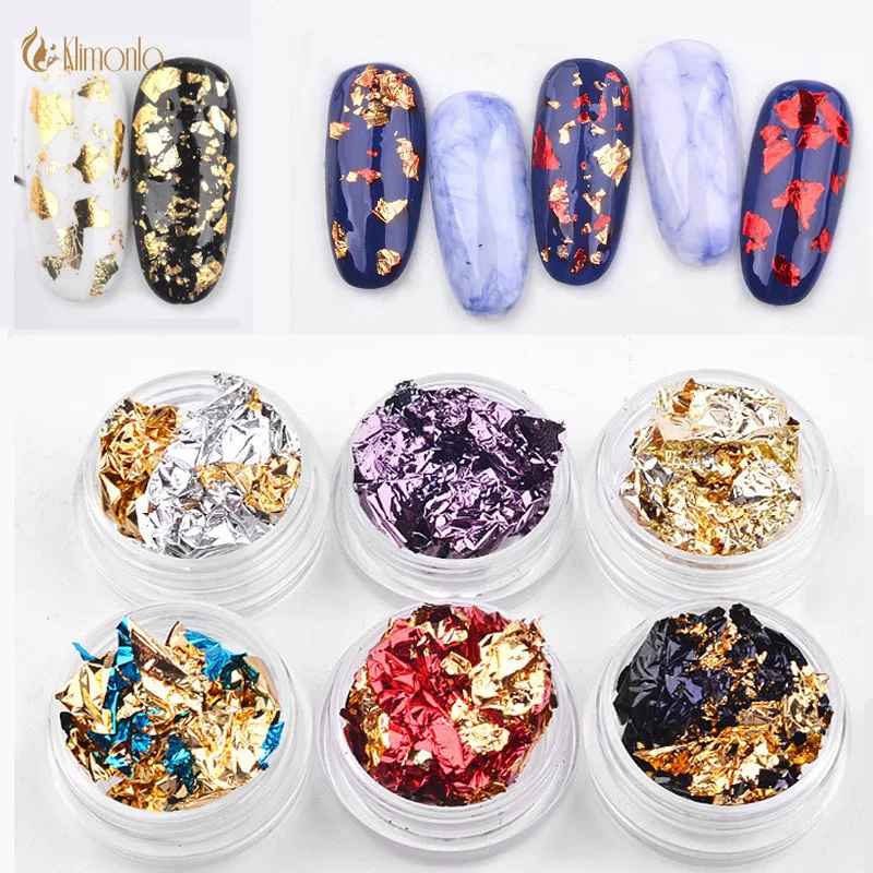 6pcs/lot Gold Sliver Nail Art Stickers Nail Foil Glitter Effect Flakes Double-sided Color Manicure Paillette Decor Accessories
6pcs/lot Gold Sliver Nail Art Stickers Nail Foil Glitter Effect Flakes Double-sided Color Manicure Paillette Decor Accessories
