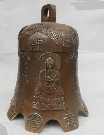 bir 004546 17"Chinese Folk Pure Bronze excellent Lucky Buddha Kwan-Yin Dagon Bell
bir 004546 17"Chinese Folk Pure Bronze excellent Lucky Buddha Kwan-Yin Dagon Bell