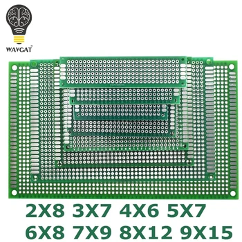 9x15 8x12 7x9 6x8 5x7 4x6 3x7 2x8 cm Double Side Prototype Diy Universal Printed Circuit PCB Board Protoboard For Arduino
9x15 8x12 7x9 6x8 5x7 4x6 3x7 2x8 cm Double Side Prototype Diy Universal Printed Circuit PCB Board Protoboard For Arduino