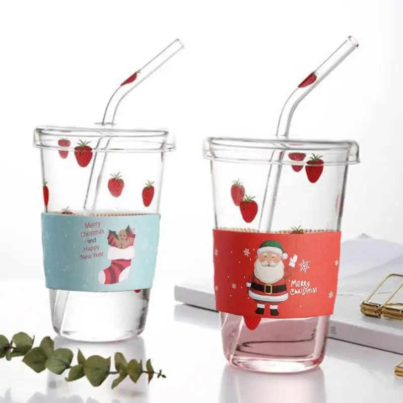10pcs Cartoon Coffee Cup Sleeve Heat insulation Disposable Cup Cover Xmas Kitchen Milk Tea Cup Christmas Decoration for Home
10pcs Cartoon Coffee Cup Sleeve Heat insulation Disposable Cup Cover Xmas Kitchen Milk Tea Cup Christmas Decoration for Home
