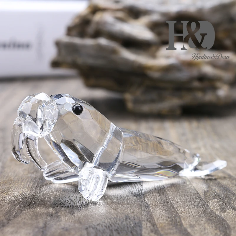 H&D Clear Crystal Walrus Collectible Figurine Mini Animal Statue Table Decor Christmas Birthday Gifts
H&D Clear Crystal Walrus Collectible Figurine Mini Animal Statue Table Decor Christmas Birthday Gifts