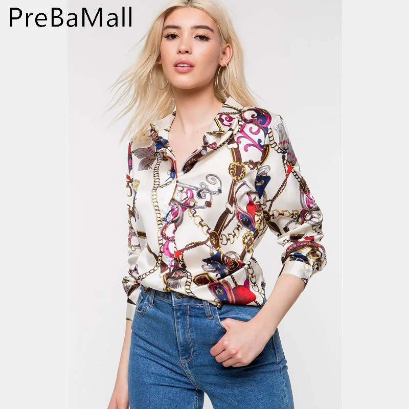 New Trender Fashion Women Chain Printed Vintage Blouse Shirts Female Vogue High Street Criss-cross Long Sleeve Blouses Tops C242
New Trender Fashion Women Chain Printed Vintage Blouse Shirts Female Vogue High Street Criss-cross Long Sleeve Blouses Tops C242