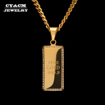 CY&CM Men Women Stainless Steel Dog Tag Army Card Shiny CZ Rhinestones Pendant Punk Jewelry Gold Hip hop Necklace Cuban Chain
CY&CM Men Women Stainless Steel Dog Tag Army Card Shiny CZ Rhinestones Pendant Punk Jewelry Gold Hip hop Necklace Cuban Chain