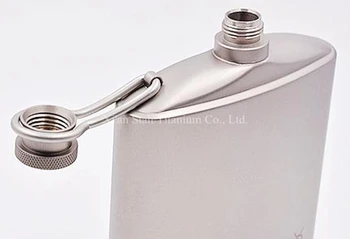 Pure Titanium EDC Hip Flask Flagon 200ml 220ml 260ml Matte Finishing Anti-corrosion No-change-to-Flavor Light
Pure Titanium EDC Hip Flask Flagon 200ml 220ml 260ml Matte Finishing Anti-corrosion No-change-to-Flavor Light