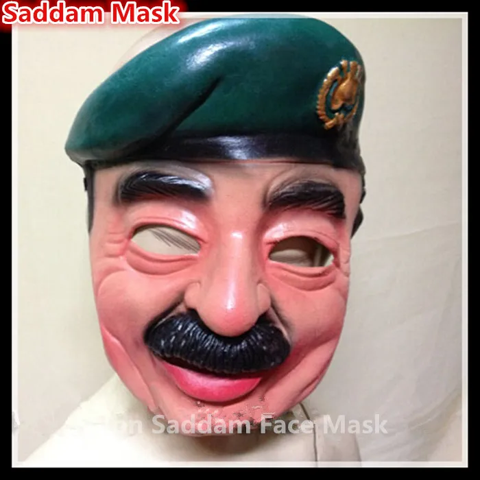 2016 Free shipping Halloween Party Cosplay Cute Funny Human Mask Saddam Hussein Latex Mask For Halloween Costume Mask Gifts Toy
2016 Free shipping Halloween Party Cosplay Cute Funny Human Mask Saddam Hussein Latex Mask For Halloween Costume Mask Gifts Toy