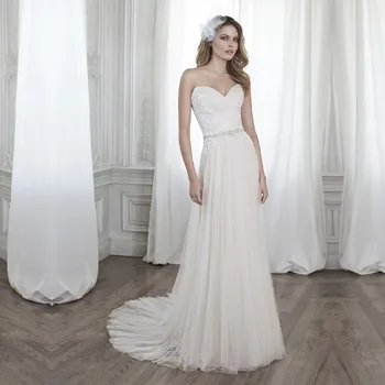 Summer Beach Wedding Dress Fashionable Elegant Cap Sleeve A Line Lace Top Bride Dresses Noiva Lace Up Wedding Dress
Summer Beach Wedding Dress Fashionable Elegant Cap Sleeve A Line Lace Top Bride Dresses Noiva Lace Up Wedding Dress