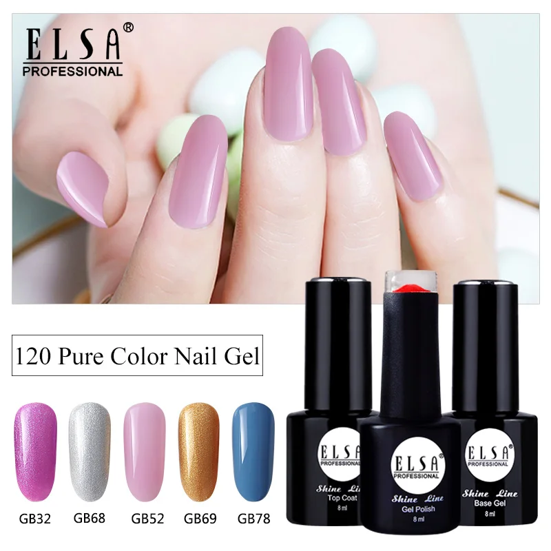 ELSA 8ML UV Gel Varnish Nail Gel Polish Set For Manicure Gellak Semi Permanent Hybrid Nails Art Off Prime gel nail polish
ELSA 8ML UV Gel Varnish Nail Gel Polish Set For Manicure Gellak Semi Permanent Hybrid Nails Art Off Prime gel nail polish