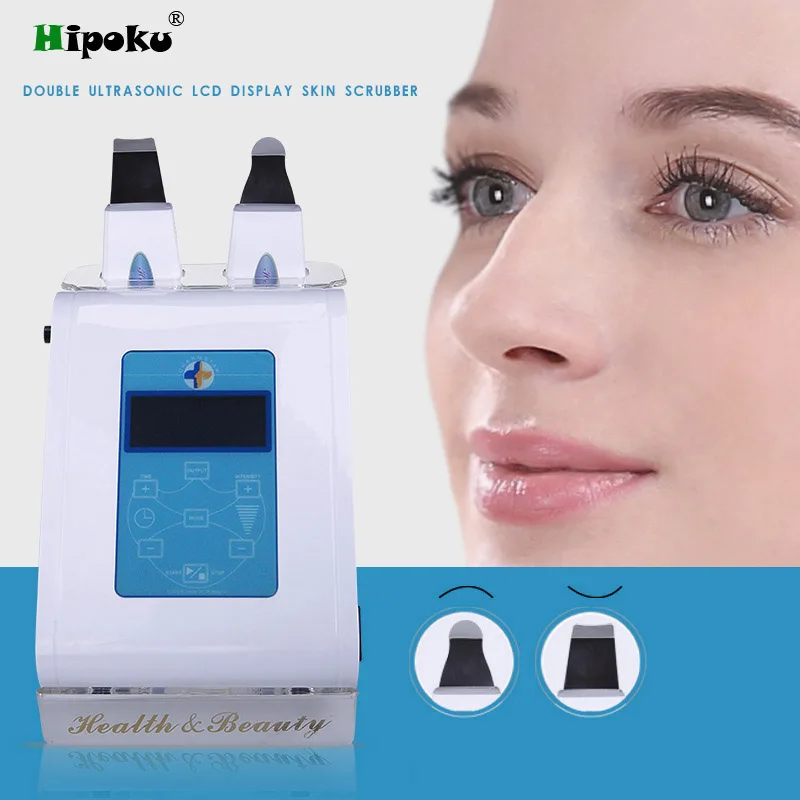 Small Touch Screen Double Ultrasonic Face Skin Scrubber Blackhead Acne Removal Facial Whitening Lifting Skin Beauty Device
Small Touch Screen Double Ultrasonic Face Skin Scrubber Blackhead Acne Removal Facial Whitening Lifting Skin Beauty Device
