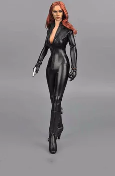 1/6 Black Widow Scarlet Black Leather Womens Jumpsuit Clothes Models For 12" Action figures Bodies Accessories
1/6 Black Widow Scarlet Black Leather Womens Jumpsuit Clothes Models For 12" Action figures Bodies Accessories