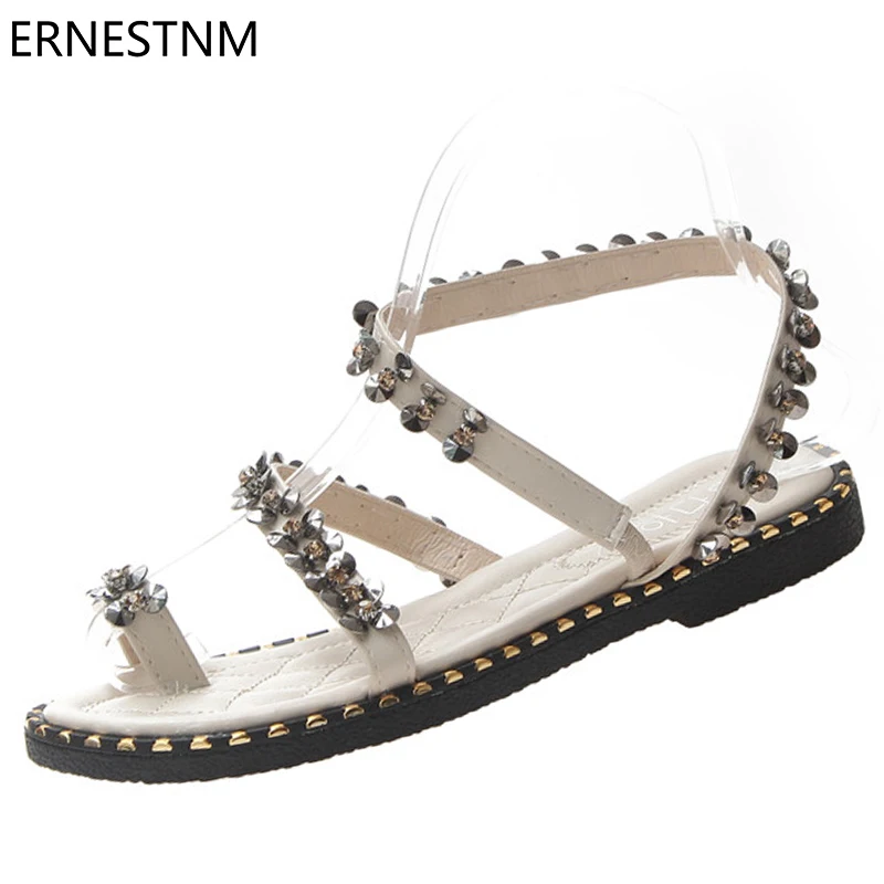 ERNESTNM 2019 Women Sandals Bling Black Shoes Crystal Sandals Flat Peep Rhinestones Toe Ladies Platform Sandals Gladiator Shoes
ERNESTNM 2019 Women Sandals Bling Black Shoes Crystal Sandals Flat Peep Rhinestones Toe Ladies Platform Sandals Gladiator Shoes