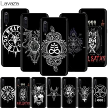 Lavaza pentagram 666 xiaomi redmi 용 악마 사탄 사례 8 8a 7 6 6a 5 5a 4 4x 4a go pro plus prime(China)