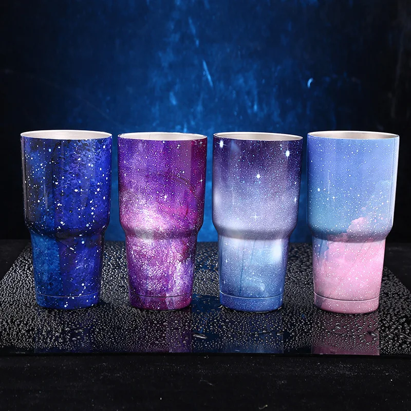30oz Starry sky Stainless Steel Tumbler Insulated Cup Double Wall Vacuum Coffee Thermos Beer Wine Sport Travel Cup Mug with Lid
30oz Starry sky Stainless Steel Tumbler Insulated Cup Double Wall Vacuum Coffee Thermos Beer Wine Sport Travel Cup Mug with Lid