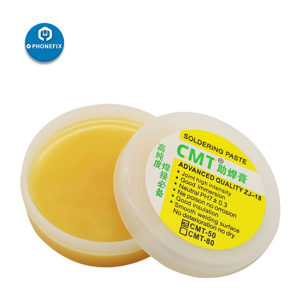PHONEFIX 50G Soldering Paste Flux Tin BGA Solder Electric Soldering Iron Welding Fluxes for PCB/BGA/PGA/SMD
PHONEFIX 50G Soldering Paste Flux Tin BGA Solder Electric Soldering Iron Welding Fluxes for PCB/BGA/PGA/SMD