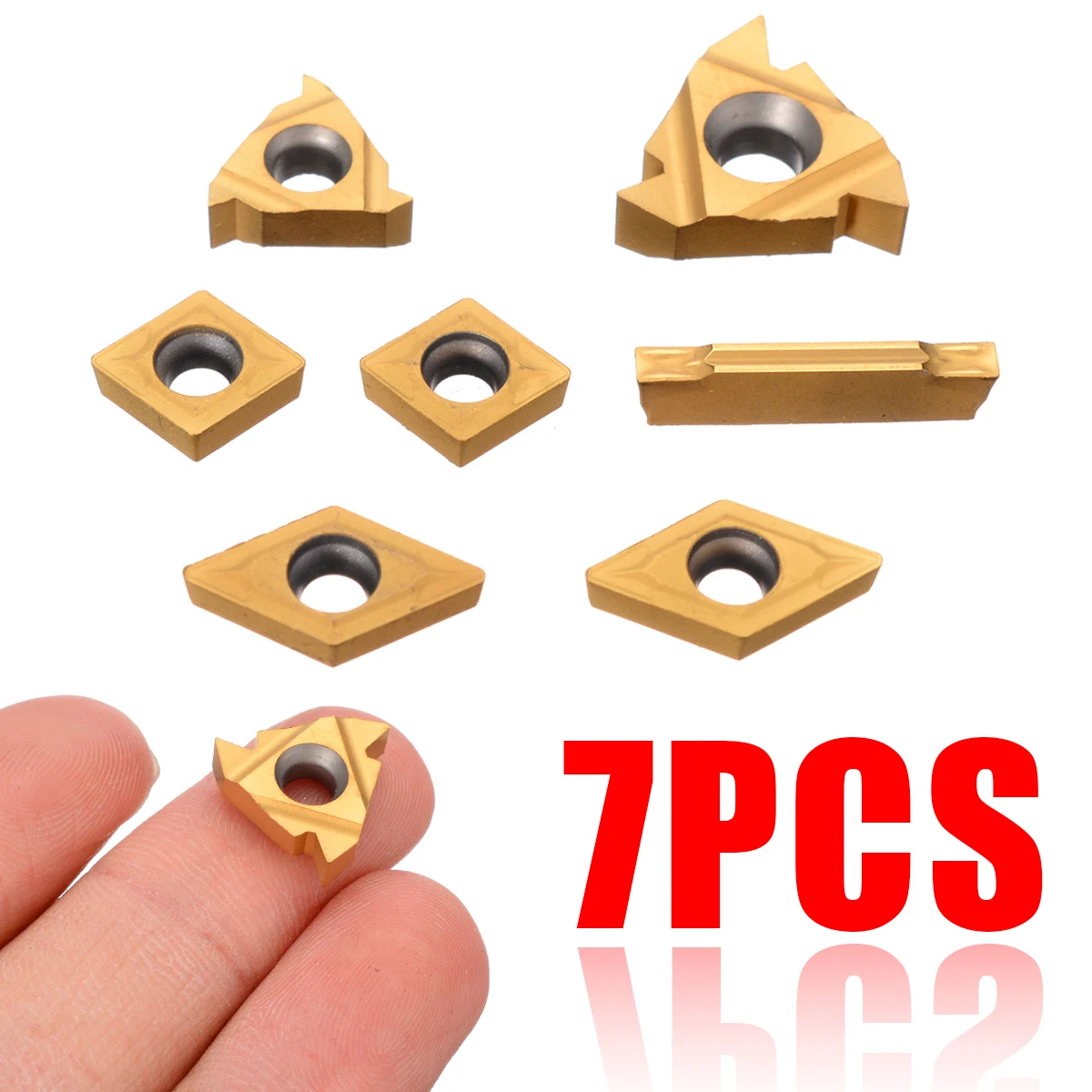 7pcs MGMN200 External Turning Tools Carbide Inserts Cutting Lathe CNC Cutter Tools for 12mm Shank
7pcs MGMN200 External Turning Tools Carbide Inserts Cutting Lathe CNC Cutter Tools for 12mm Shank