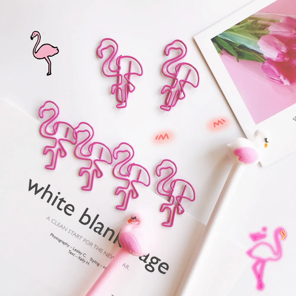100 pcs/lot Sweet Pink Flamingo Bookmark Paper Clip School Office Supply Escolar Papelaria Gift Stationery
100 pcs/lot Sweet Pink Flamingo Bookmark Paper Clip School Office Supply Escolar Papelaria Gift Stationery