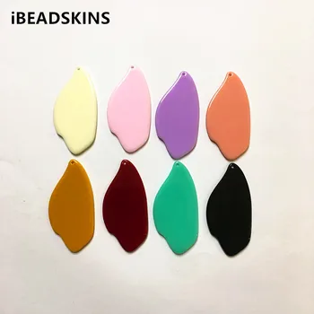 New arrival! 42x21mm100pcs/lot acrylic leaf-shape charms for stud earrings/earrings accessories/Earring parts DIY
New arrival! 42x21mm100pcs/lot acrylic leaf-shape charms for stud earrings/earrings accessories/Earring parts DIY