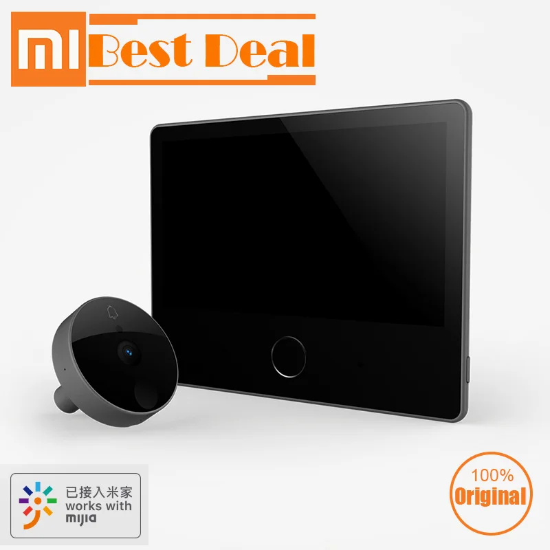 

Xiaomi Loock Doorbell luke smart Video intercom Cat Eye Youth edition Face detector for Home Office security Mijia APP LSC-Y01