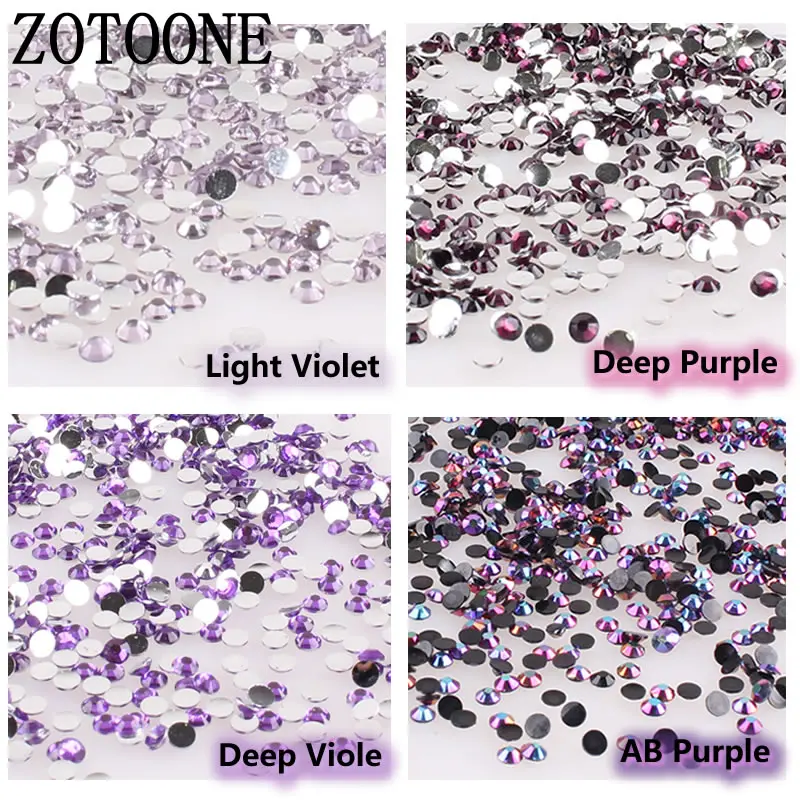 ZOTOONE Nail Art Rhinestone 1000pcs 3-5MM Size Purple Glass Flatback Crystal Glue on Rhinestones for Clothes Art 3D Decorations
ZOTOONE Nail Art Rhinestone 1000pcs 3-5MM Size Purple Glass Flatback Crystal Glue on Rhinestones for Clothes Art 3D Decorations