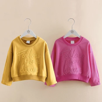 Baby Girl Sweatshirts Autumn New Arrival Letter Embroidery Girls Clothing Casual O-Neck Cotton Children Pullovers Kids Clothes
Baby Girl Sweatshirts Autumn New Arrival Letter Embroidery Girls Clothing Casual O-Neck Cotton Children Pullovers Kids Clothes