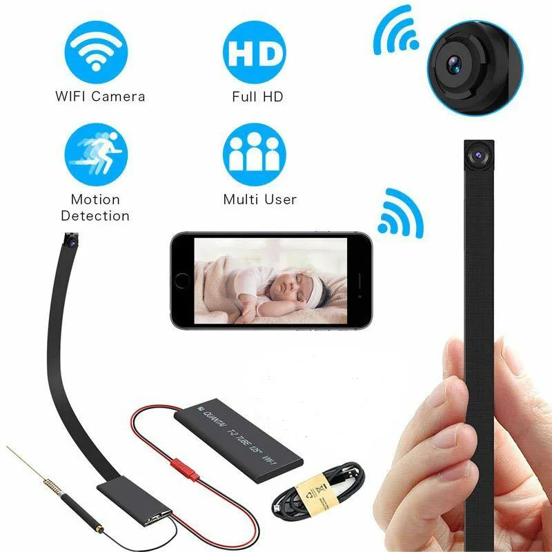 HYUCHON Mini Camera Micro Size WIFI HD 1080p HD Nanny Cam Supports ios/andriod IP Home Security Video Wireless Camcorder
HYUCHON Mini Camera Micro Size WIFI HD 1080p HD Nanny Cam Supports ios/andriod IP Home Security Video Wireless Camcorder
