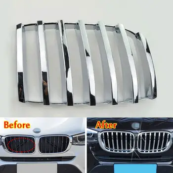 BBQ@FUKA Exterior Moldings ABS Chrome Front Grill Grille Mesh Cover Trim Insert For 2008-2013 BMW X5 E70 Car Styling Accessories
BBQ@FUKA Exterior Moldings ABS Chrome Front Grill Grille Mesh Cover Trim Insert For 2008-2013 BMW X5 E70 Car Styling Accessories