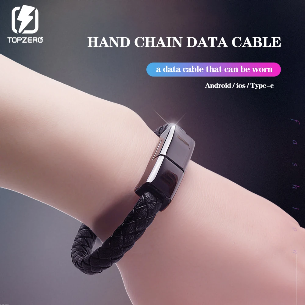 New Mini Micro USB Bracelet Charger Data For iPhone6 6s Android Type-C Phone Cable Portable Leather sync Cord Charging Cable
New Mini Micro USB Bracelet Charger Data For iPhone6 6s Android Type-C Phone Cable Portable Leather sync Cord Charging Cable