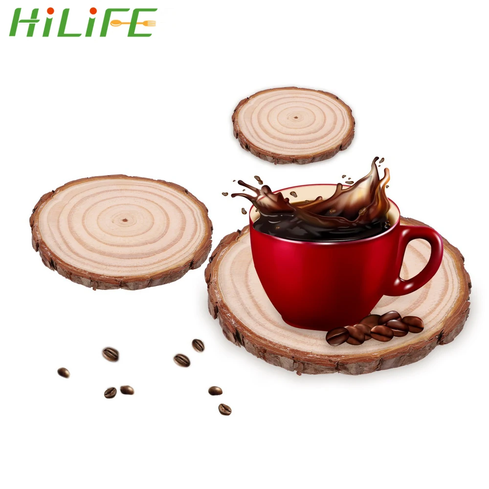 HILIFE 5 Sizes Natural Round Wooden Slice Cup Mat DIY Tableware Decor Durable Coaster Tea Coffee Mug Drinks Holder
HILIFE 5 Sizes Natural Round Wooden Slice Cup Mat DIY Tableware Decor Durable Coaster Tea Coffee Mug Drinks Holder