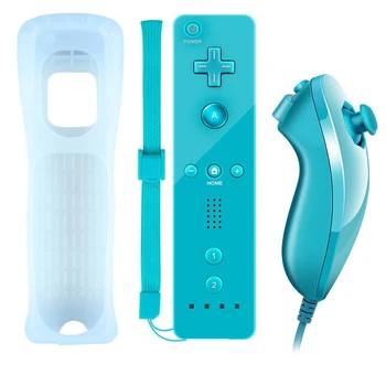2 in 1 Wireless Controle Built In Motion Plus Remote Controller For Nintend Wii Bluetooth Remote for Wii Game Accessories
2 in 1 Wireless Controle Built In Motion Plus Remote Controller For Nintend Wii Bluetooth Remote for Wii Game Accessories