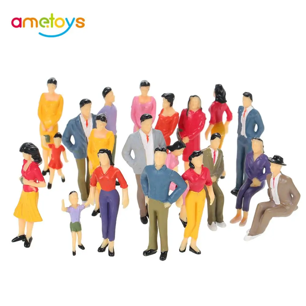 20Pcs Scale 1:25 Painted Model People Toys Train Building Layout Mix Painted Model People Train Street Passenger Figures Toys
20Pcs Scale 1:25 Painted Model People Toys Train Building Layout Mix Painted Model People Train Street Passenger Figures Toys