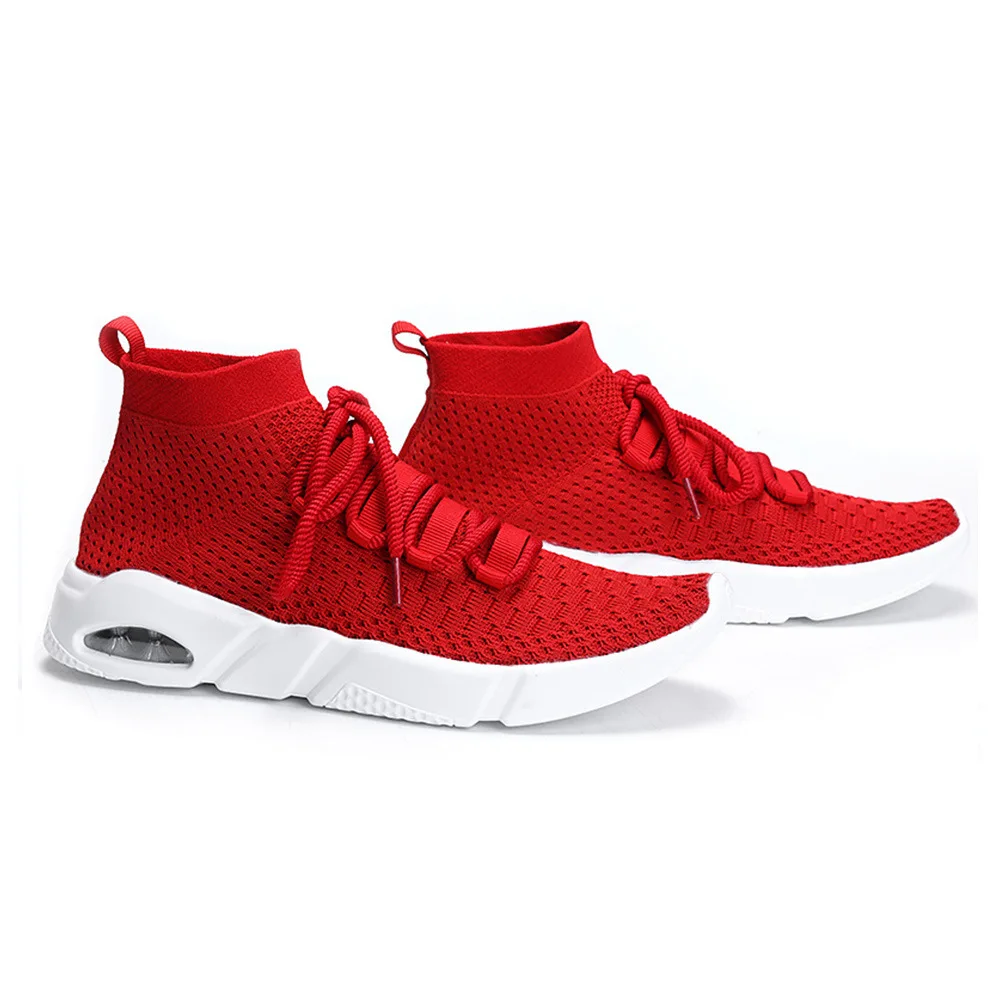 New summer flying woven casual shoes fashion men's high socks running fitness shoes
New summer flying woven casual shoes fashion men's high socks running fitness shoes