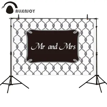 Allenjoy wedding photography backdrop rope grid fishnet pattern black frame background for photocall photo studio photobooth
Allenjoy wedding photography backdrop rope grid fishnet pattern black frame background for photocall photo studio photobooth