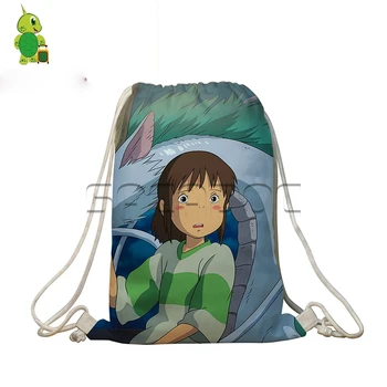 Ghibli Spirited Away Printed Drawstring Bag Women Men Small Travel Backpacks Boys Girls Kids School Bags Shoes Storage Bag
Ghibli Spirited Away Printed Drawstring Bag Women Men Small Travel Backpacks Boys Girls Kids School Bags Shoes Storage Bag