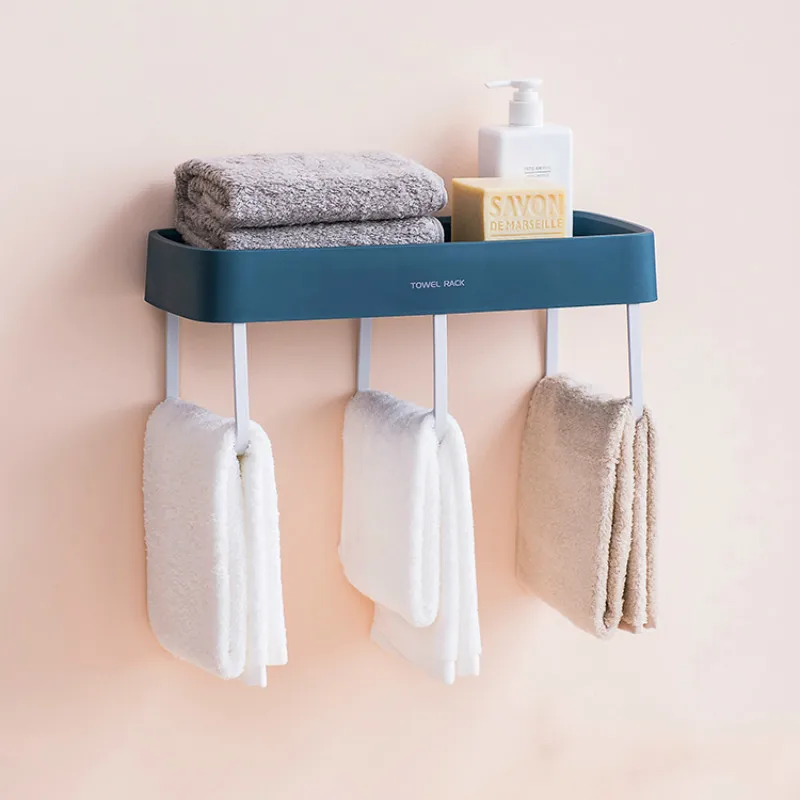 Wall-Mounted plastic storage rack Adhesive Towel Holder spice Sundries organizer Shelf for kitchen Bathroom Pendant mx3121542
Wall-Mounted plastic storage rack Adhesive Towel Holder spice Sundries organizer Shelf for kitchen Bathroom Pendant mx3121542