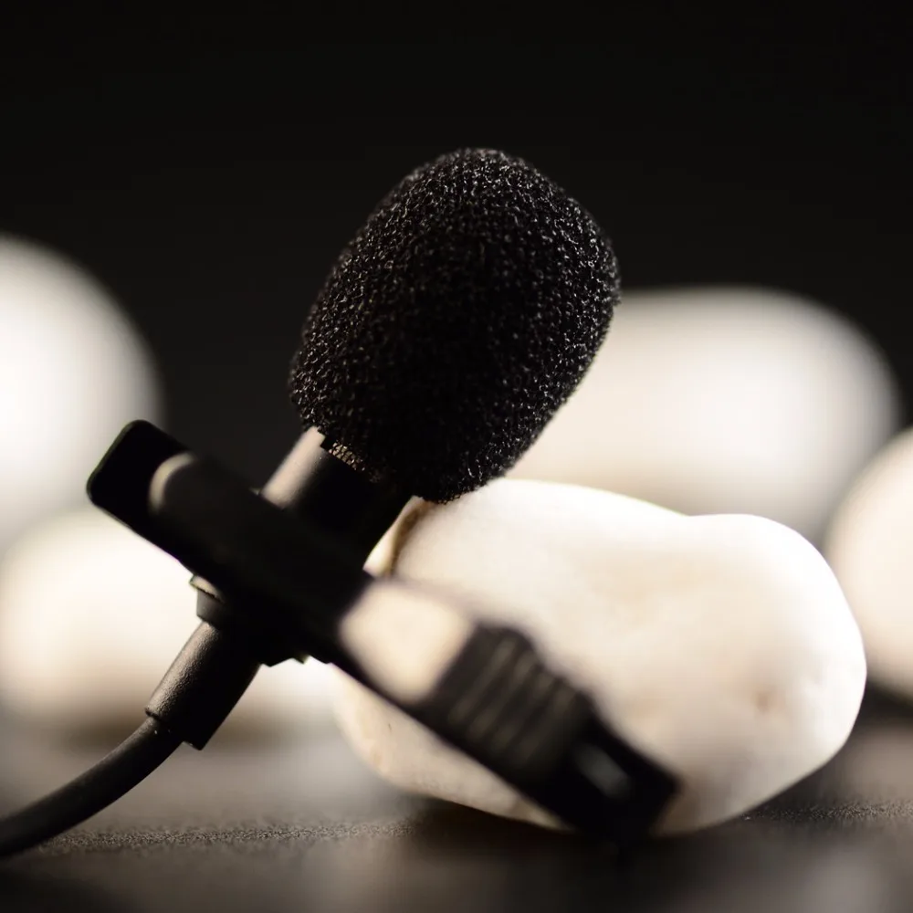 HANGRUI Clip-on Lavalier Microphone Mini Wired Condenser Microphone Voice recorder Studio Lapel microfone For Smartphone Laptop (15)