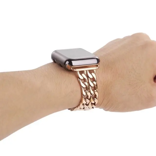 Для Apple iWatch 4 наручный браслет Роскошная металлическая цепочка дизайн ремешок для часов замена ремешок для Apple Watch серии 1 2 3 38 мм-42 мм
Для Apple iWatch 4 наручный браслет Роскошная металлическая цепочка дизайн ремешок для часов замена ремешок для Apple Watch серии 1 2 3 38 мм-42 мм