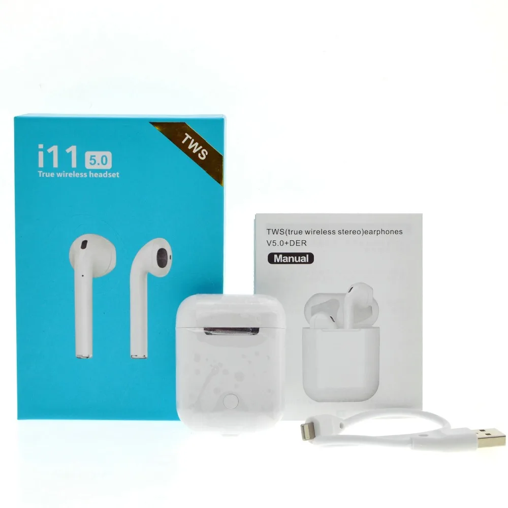 i11 TWS Mini Wireless Bluetooth 5.0 Earphone Stereo Earbud Headset With Charging Box Mic For All Smart phone
i11 TWS Mini Wireless Bluetooth 5.0 Earphone Stereo Earbud Headset With Charging Box Mic For All Smart phone