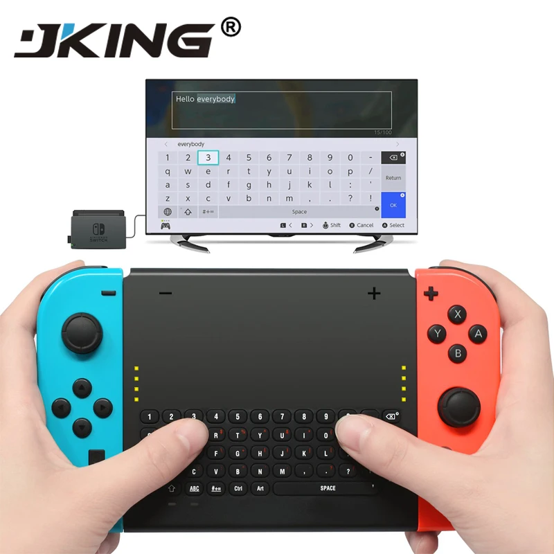 JKING 2.4 G Wireless Game Keyboard For Nintend Switch Mini Gaming Keyboard Controller For Joy-Con NS Console
JKING 2.4 G Wireless Game Keyboard For Nintend Switch Mini Gaming Keyboard Controller For Joy-Con NS Console