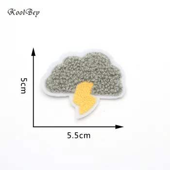 Koolbey 200pcs/lot Gray Clouds Towel Embroidery Patch for Clothes Sew on Applique for Bag DIY Accessories Hat Badge SC3612
Koolbey 200pcs/lot Gray Clouds Towel Embroidery Patch for Clothes Sew on Applique for Bag DIY Accessories Hat Badge SC3612