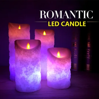 Pink Gardenia shaped Flameless Electronic Candle Paraffin Wax LED Candle Novelty Light For New Year Christmas Wedding Decoration
Pink Gardenia shaped Flameless Electronic Candle Paraffin Wax LED Candle Novelty Light For New Year Christmas Wedding Decoration