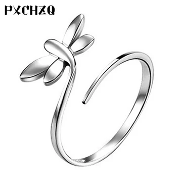 PXCHZQ 925 sterling silver jewelry New Fashion Jewelry Ladies Ring Open Silver Ring Dragonfly Butterfly Ring
PXCHZQ 925 sterling silver jewelry New Fashion Jewelry Ladies Ring Open Silver Ring Dragonfly Butterfly Ring
