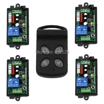 4ch rf switch remote control 220v,315/433MHZ Relay Wireless Remote Control Switch 1 Transmitter 4 Receiver SKU: 5072
4ch rf switch remote control 220v,315/433MHZ Relay Wireless Remote Control Switch 1 Transmitter 4 Receiver SKU: 5072