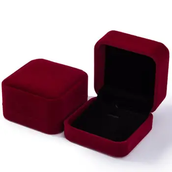 7*7*4cm dark red velvet jewelry box necklace box pendant gift box Jewelry Packaging Display
7*7*4cm dark red velvet jewelry box necklace box pendant gift box Jewelry Packaging Display