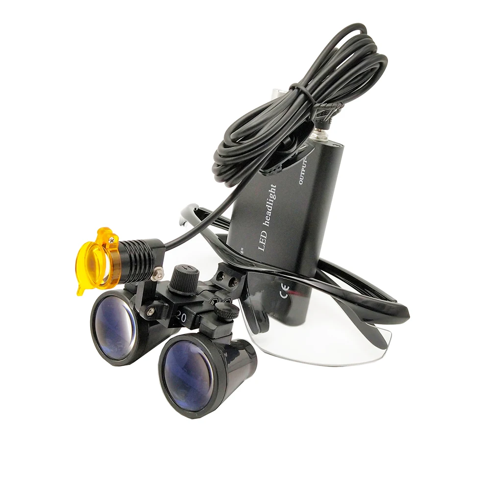 3.5X Magnification Binocular Dental Surgery Surgical Magnifier With Headlight LED Light Medical Operation Loupe Lamp
3.5X Magnification Binocular Dental Surgery Surgical Magnifier With Headlight LED Light Medical Operation Loupe Lamp