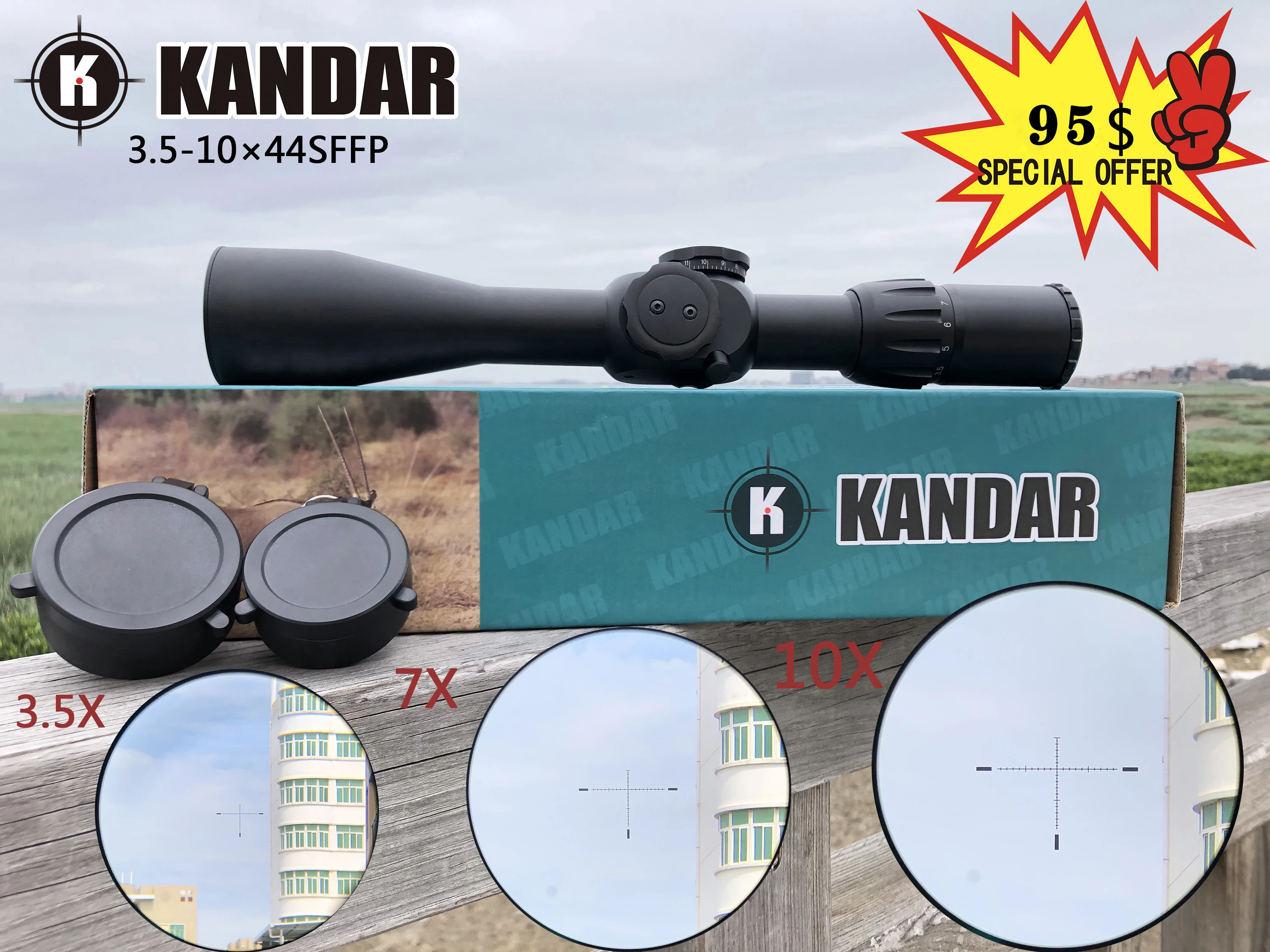 Hunting Riflescope 3.5-10X44 FFP Scope With Red Dot First Focal Plane Optics With 11 or 20MM Rail Black Rifle Scope
Hunting Riflescope 3.5-10X44 FFP Scope With Red Dot First Focal Plane Optics With 11 or 20MM Rail Black Rifle Scope