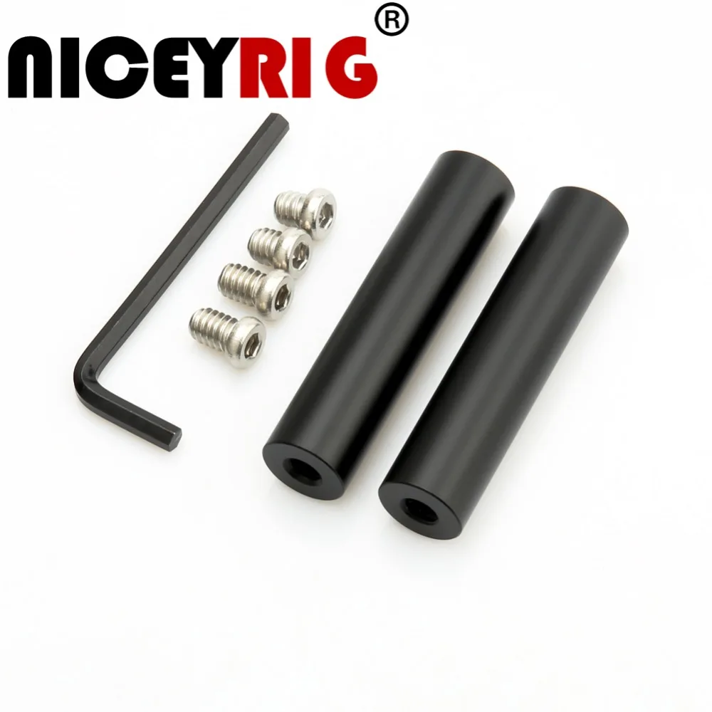 NICEYRIG Mini 15mm Rod Stand 1/4" Screw Stand Shoulder Rig 15mm Rod Aluminum Alloy Bracket Camera Rig 1/4" (Pack of 2) 2.5 inch
NICEYRIG Mini 15mm Rod Stand 1/4" Screw Stand Shoulder Rig 15mm Rod Aluminum Alloy Bracket Camera Rig 1/4" (Pack of 2) 2.5 inch