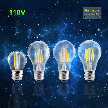 E27 Edison Lamp 2W 4W 6W 8W Incandescent LED Filament Lights 110V 120V Bombillas Led Home Retro Art Decor Lighting 1PCS 
E27 Edison Lamp 2W 4W 6W 8W Incandescent LED Filament Lights 110V 120V Bombillas Led Home Retro Art Decor Lighting 1PCS