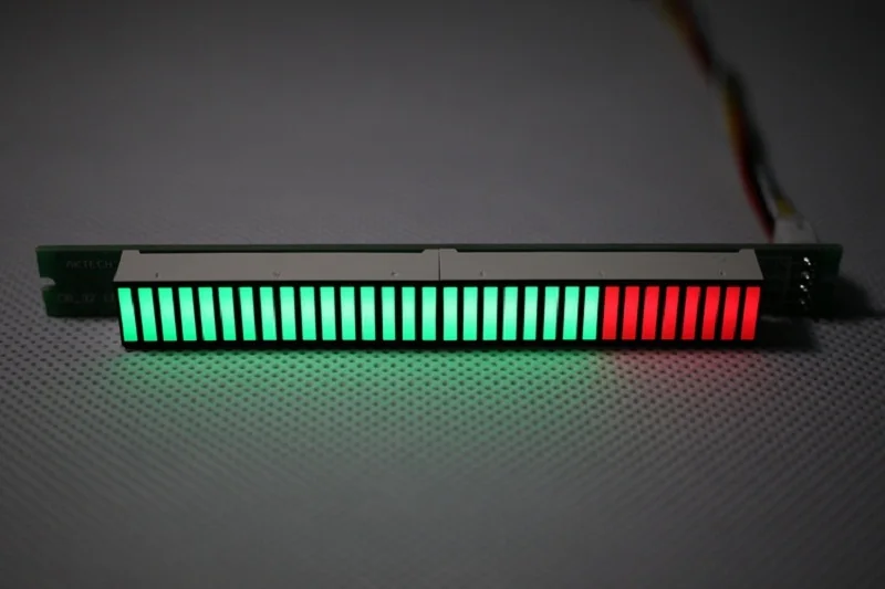 LINK1 32 Level indicator VU Meter music Audio Level Meter Stereo Amplifier Board Adjustable light Speed Board AGC Mode DIY KITS
LINK1 32 Level indicator VU Meter music Audio Level Meter Stereo Amplifier Board Adjustable light Speed Board AGC Mode DIY KITS